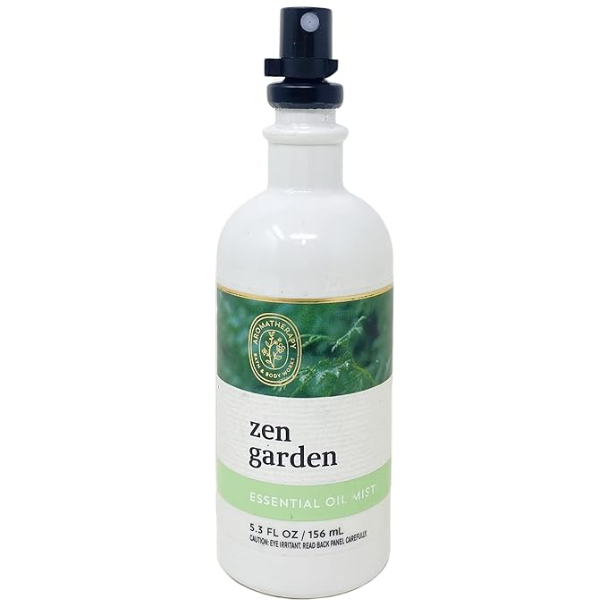 Bath &amp Body Works Aromatherapy Zen Garden Moisturizing Body Wash and Essential Oil Mist with an Aloe Vera Sample Soap