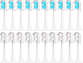 Compatibility for Xiaomi Mijia T300/T500/T700 Sonic Toothbrush Heads Replaceable Refill Nozzles 4 Colors with Anti-Dust Caps 10/20Pcs(10Pink10Blue)