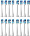 16pcs Replacement Brush Heads Compatible for Toothbrush Brush Head HX3 HX6 HX9 Series HX3210 3211 6150 6500 6510 6530 9342 6730(16pcs P3)