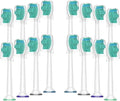 4/8/12/16/20 Pcs Toothbrush HeadsCompatible for HX6780 HX6781 HX6782 HX6902 HX6910 HX6911 HX9044 HX6074 HX9024 HX6730 HX6062(20PC with Cap)