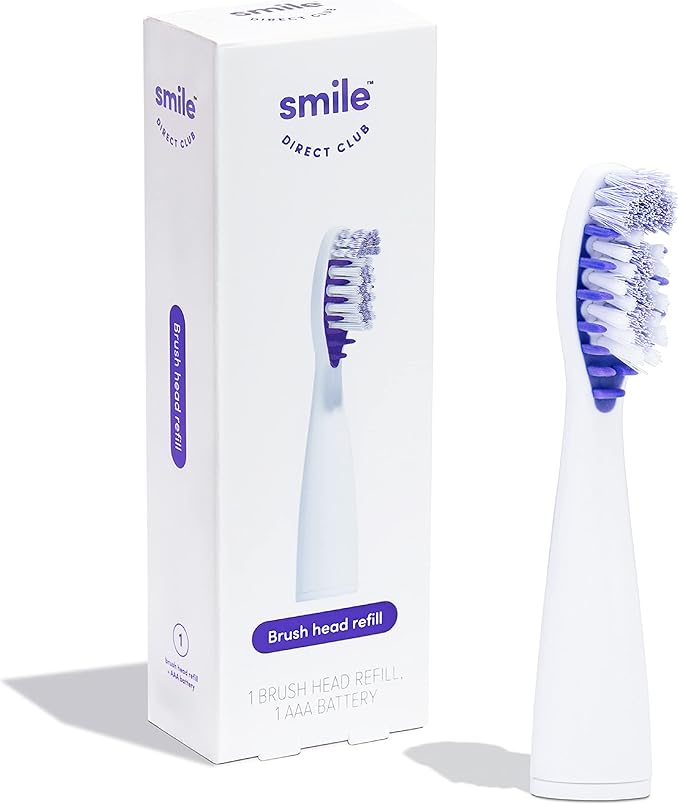 SmileDirectClub Electric Toothbrush Brush Head and Battery Refill