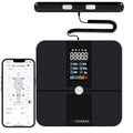 LifeCHARGE 8 Electrode Smart Body Fat Scale 2 PRO Scales for Body Weight and Fat. Large Display BMI Digital Weight Scale Full Body 29 Composition Analyzer with Report Accurate Bathroom Scale