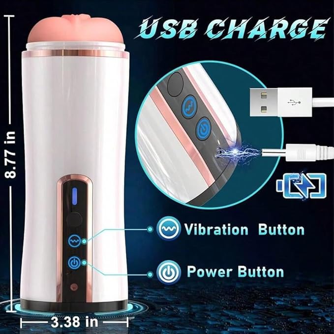 Male Masterburbatar Hands Free with 10 Viboators Sucking Automatic Male Mastusbafor Tight Sleeve Hoodies Pocket Puzzy Silicone Full Body Electric Blowjobob Machine for Man Massager Machine PWO3
