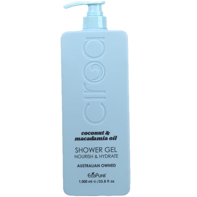 Coconut And Macademia Oil Shower Gel Nourish And Hydrate 33.8 fl oz / 1000 ml Ciroa Body