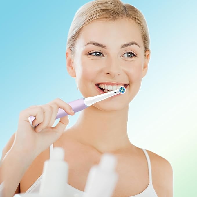 12 Pack iO Replacement Heads Compatible with Oral B iO Toothbrush Heads Compatible with iO 2 3 4 5 6 7 8 9 10 Series Electric Toothbrush with Covers