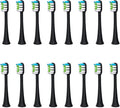 Replacement Toothbrush Heads Compatible for SOUNESS SN903/SN901/SN801 Electric Nozzle8-16(16black Whitening)