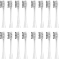 16pieces Replacement Brush Heads Compatible with Oclean SonicX/X Pro/ Z1/ SE / F1 / One / PW01/03/05/07/09 P5 Electric Toothbrush Heads(16 Grey)
