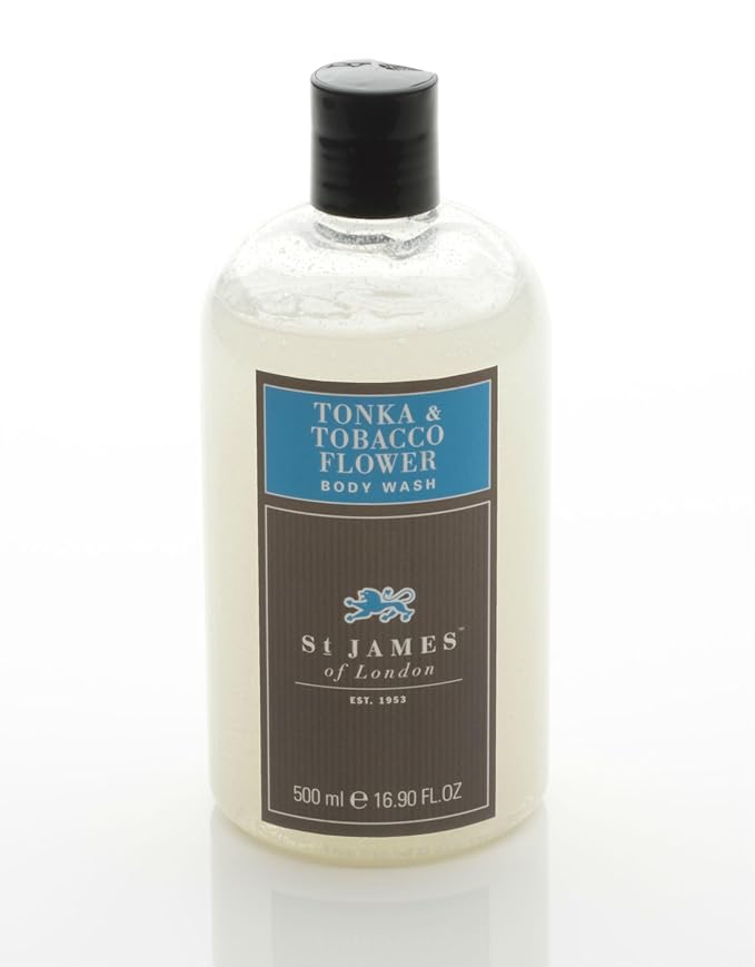 St James of London Tonka &amp Tobacco Body Wash 16.9 Fl Oz