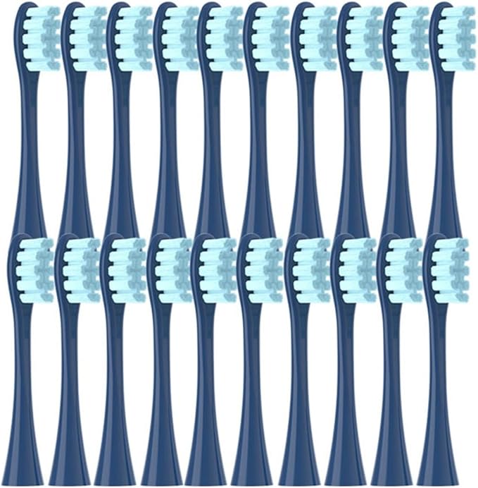 20/50/100PCS Blue Replacement Brush Head Compatible for Oclean X/X PRO/ Z1/ F1/ One/Air 2 /SE Soft Dupont Bristle Sonic Nozzles(50Blue)