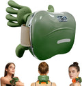 Bionic Heated Massager Wireless Portable Shiatsu Neck and Back Massager Electric Deep Tissue 4D Kneading Massage Simulated Human Hand Design for Pain Relief and Muscle Relax (Green)
