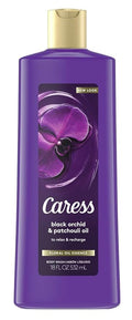 Caress Body Wash 18 Ounce Black Orchid &amp Patchouli (532ml) (6 Pack)