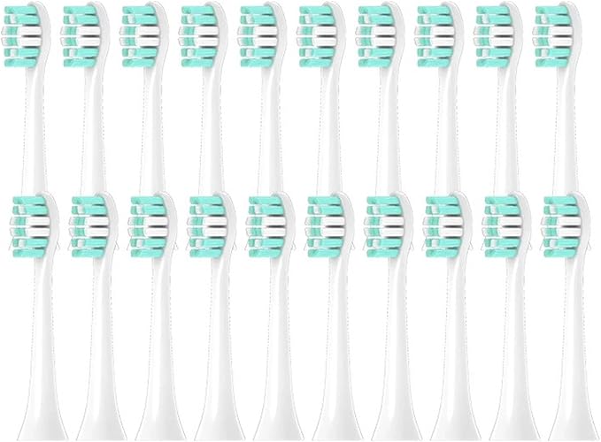 8/12/16//20/30PCS Replace ToothbrushCompatible for Philips HX6950 Replacement Toothbrush Heads Vacuum Bristle Brush(20pcs)