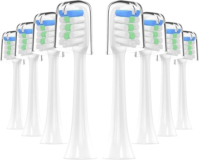 12pccs Toothbrush Compatible for X3Pro / X3U X5 V1 V2 X1 Brush Compatible for Teeth Oral Hygiene(Black B)