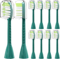 10Pack Toothbrush Replacement HeadsCompatible with HY1200/06 BD1003/AZ(Yellow)