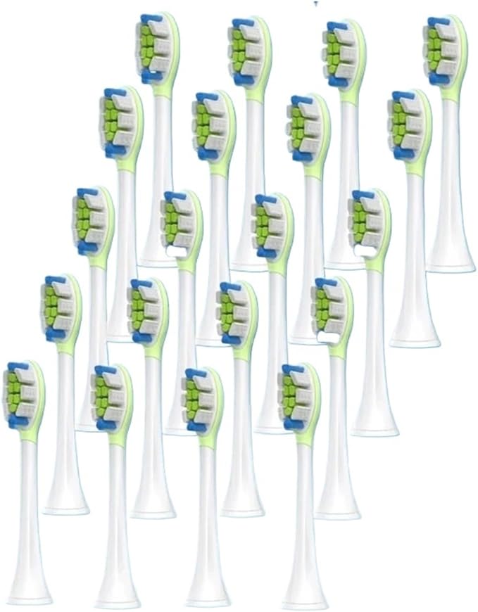9Models Toothbrush HeadCompatible for Philips Sonicare HX3/HX6/HX9 Series Models(20pcs 904-W)