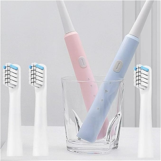 Compatible For Realme N1 N2 Electric Toothbrush Replacement Heads Sonic Smart Brush Heads Soft Bristle Nozzles(8pcs)
