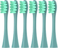Replacement Brush HeadsaCompatible for Oclean Flow/X PRO Elite/X /F1/Z1/One/ Air2 Sonic Electric Toothbrush Nozzles(6 LVOC)