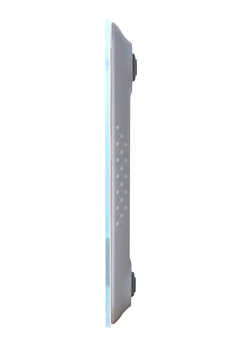 NewlineNY Voice Talking Digital Bathroom Scale Easy Auto Step-on Auto Off Technology White Lb or Kg 440lb Capacity