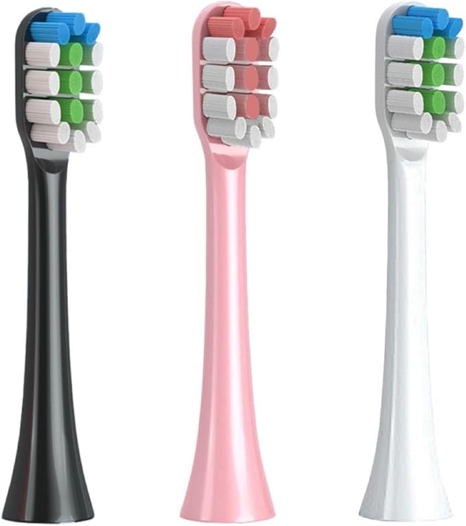 Replacement Toothbrush HeadsCompatible for ROAMAN T3/T5/T10/T10S/T20/E7/V5 Electric(4pcs Pink)