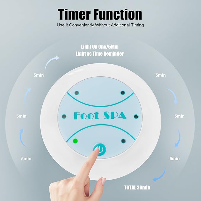 Foot Bath MachineFoot Spa Machine Foot Spa System for Home Salon Spa Club for Relieving Fatigue Boosting Immune System and Strengthening Body