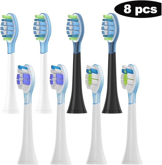 Replacement Brush Heads for HX6064 HX6930 HX6730 4100 6500 6100 5300 C3 Electric Toothbrushes(PS Green)