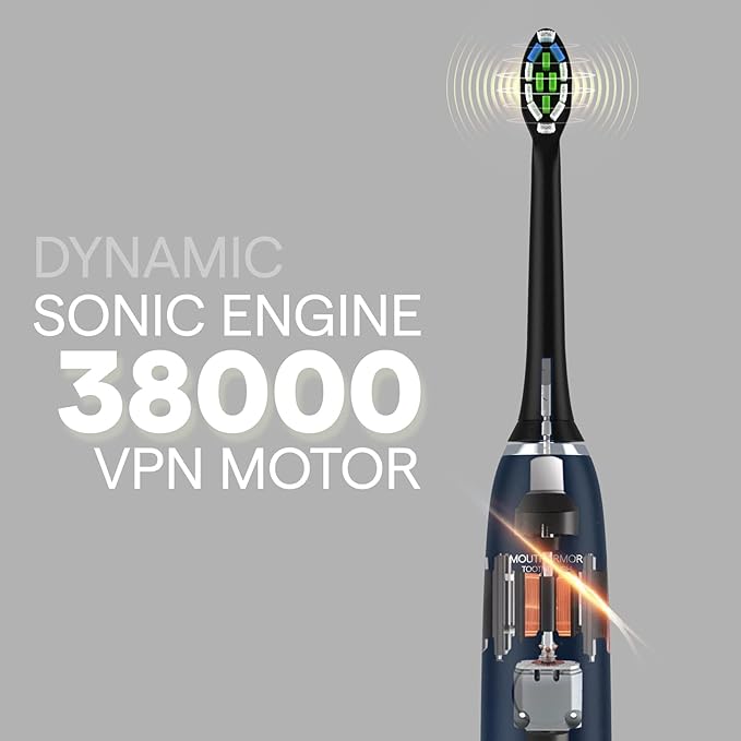 Electric Toothbrush Sonic Toothbrush with Travel Case and 4 Brush Heads and Wireless Charing