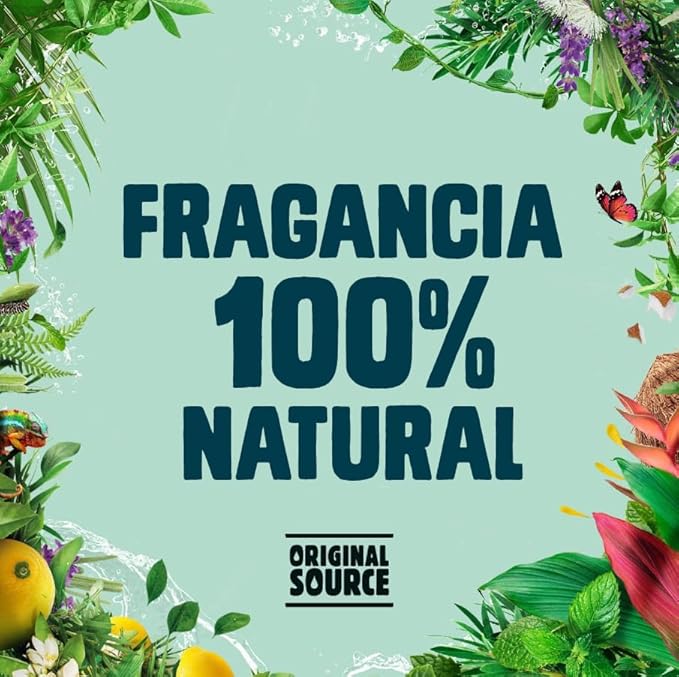 Original Source Coconut and Shea Butter Shower Gel 100 Percent Natural Fragrance Vegan Cruelty Free Paraben Free Bulk Buy Pack of 6 x 500 ml
