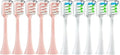 Replacement Brush Heads ForCompatible for Xiaomi SOOCAS X3 X5 V1 X3U 5-10pcs Bristle Electric Toothbrush Sealed Packed(5white 5pink)
