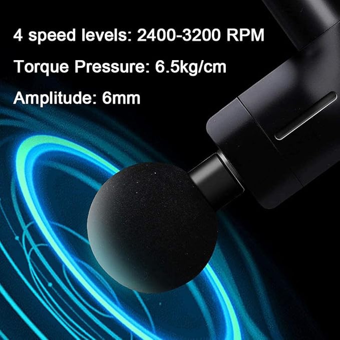 Small Travel Massage Gun Massage Gun Deep TissuePercussion Handheld Portable Muscle Massager Tool for Full Body