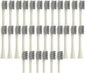 30/50PCS Vacuum Brush Compatible for Oclean X PRO/ Z1/ F1/ One/Air 2 /SE Replacement Head Toothbrush Nozzles Soft Bristle(30BeigeGray)