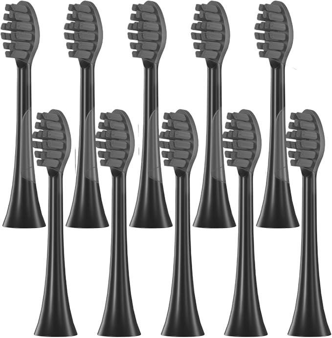 ToothbrushCompatible with Happy Brush Eco Vibe 3 Electric Toothbrush Sound Replacement Heads with Dust C