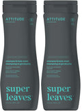 ATTITUDE 2-in-1 Body Wash and Hair ShampooEWG Verified Shower GelDermatologically TestedMade with Naturally Derived IngredientsVegan Personal CareBlack Willow and Aspen16 Fl Oz(Pack of 2)