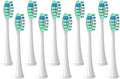 Brush Heads Adapted to HX3/HX6/HX8/HX9 Series Electric Toothbrush Head Soft(9021White)