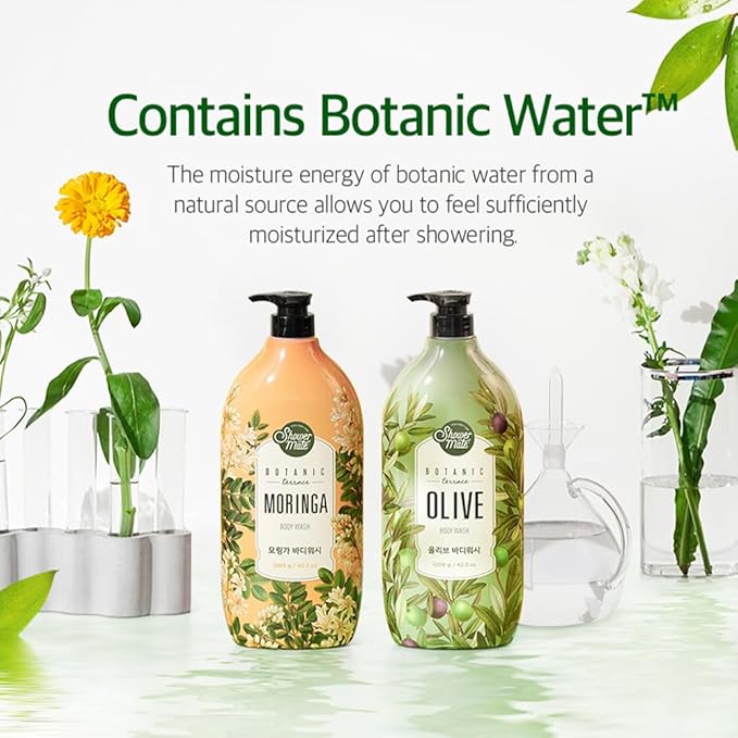 Botanic Body Wash 42.3 fl oz 1.2 kg (Moringa)