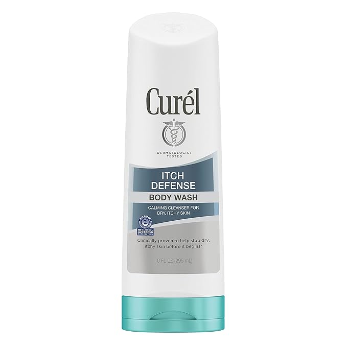 Curel Hydra Therapy In Shower Lotion Wet Skin Moisturizer for Dry or Extra-dry Skin &amp Itch Defense Calming Daily Cleanser Body Wash Soap-free Formula