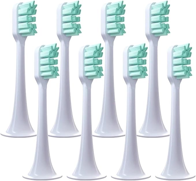 8pcs Replacement Toothbrush Heads for Electric Teeth Brush(8 Green)