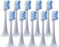 8/10 PCS Replacement Toothbrush HeadsCompatible for Xiaomi T300 T500 Sonic Electric Teeth Brush Soft Teethbrush Nozzles(10 Blue)