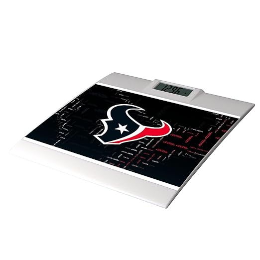 Keyscaper Houston Texans Quadtile Design Digital Bathroom Scale