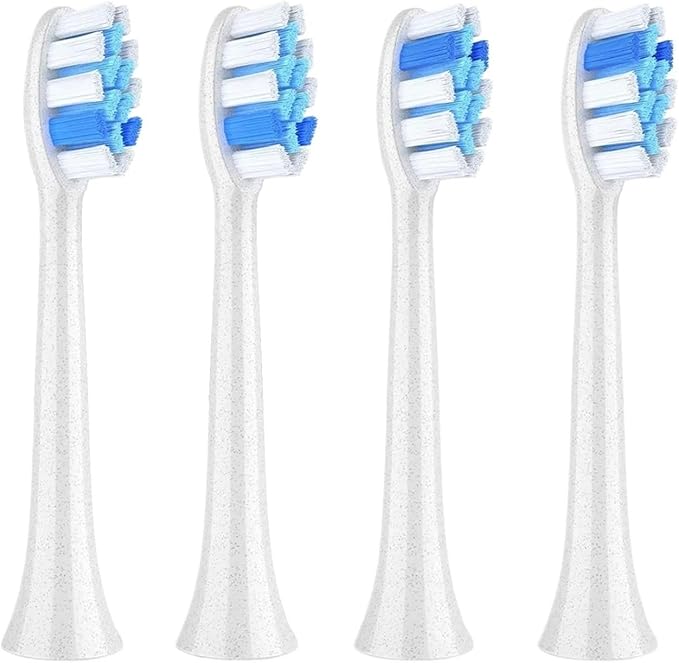 Compatible for P11 T9 P80 Electric Toothbrush Heads Compatible with Toothbrush4/8/16pcs(4WHITE)