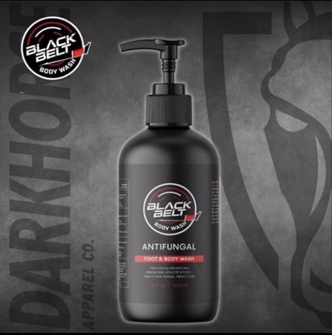 Blackbelt Body Wash - Antifungal Athlete's Body Soap - Prevents and Treats Ringworm Jock Itch and Athlete's Foot