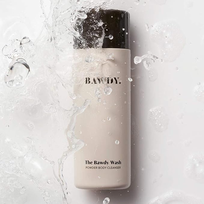 BAWDY The Wash - Lightweight Water-Activated Powder-to-Foam Body Wash - Vegan Non-Toxic Ingredients - Clean Body Beauty Products (3oz / 85g)