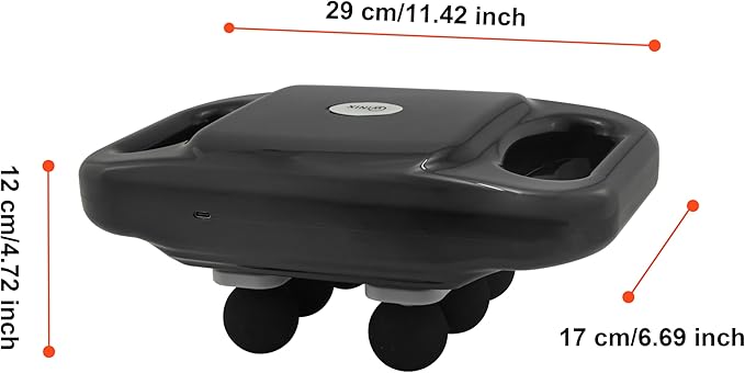 Elitzia Massage Gun Deep Tissue 6 Head Electric Massagers for Back Neck &amp Leg Soreness Relief 20 Speed Adjustments Quiet &amp Powerful USB Charging Muscle Massage Gun Gifts for Men ETD366