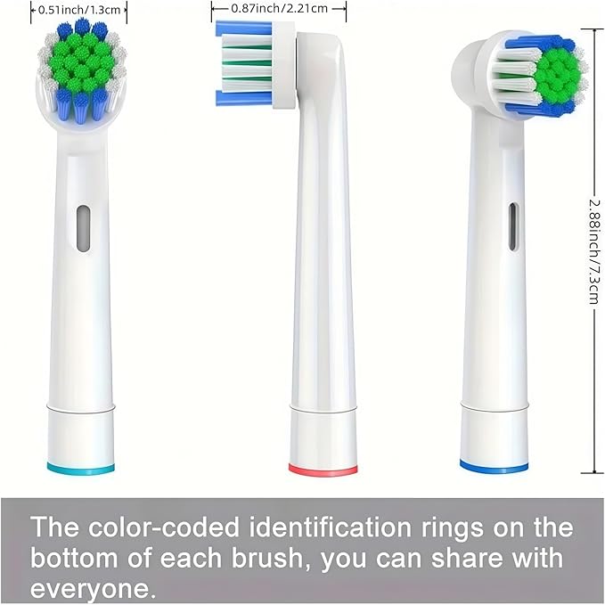 Replacement Toothbrush Heads Compatible with Oral-B Triumph Electric Toothbrush Heads Brush Heads(20pcs)