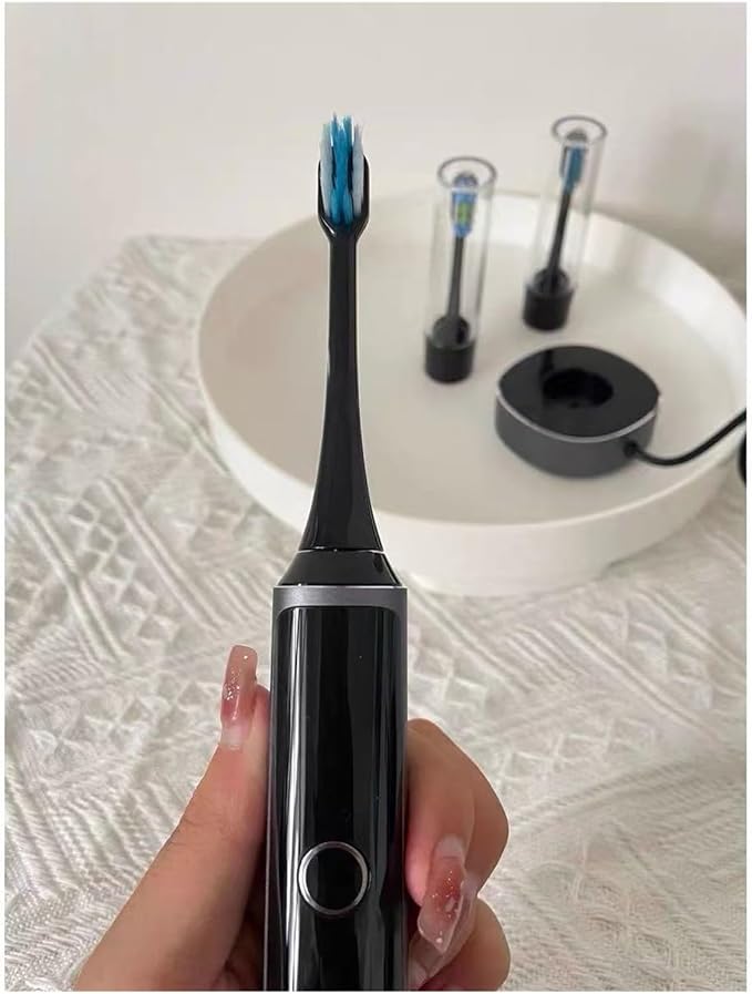 Replacement Toothbrush Heads for nx9000 Sonic Electric Soft Bristles16PCS(16pcs Black)