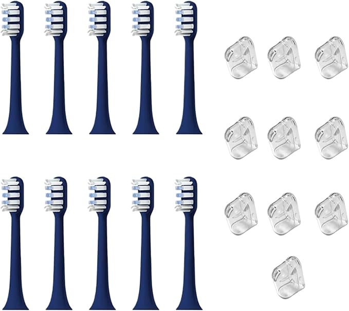 Compatible for MIJIA T301 MES605 T302 MES608 T501 MES607 Replacement Electric Tooth Brush Heads As Shown