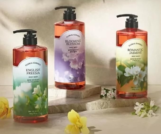Floral Garden Romantic Jasmine Body Wash 33.5 oz With Pump Dispenser
