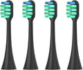 Replacement Toothbrush HeadsCompatible for Panasonic Doltz EW-DC01/DC12/PDL54/PDP51/EW1031/DE92/WEW0980/DL40/DL75/DL82 Electric(4pcs Black)