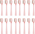 Replacement Toothbrush HeadCompatible for Nandme NX7000 Sonic Electric Soft Bristle Tooth Brush8/16pcs(16PINK Clean Type)