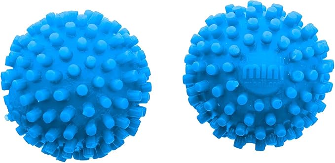 Dr. Cohen's acuball-Mini - Heatable Deep Tissue Massage Ball - Trigger Point Massage Therapy for Myofascial Release - Spiky Foot &amp Back Massager Ball for Targeted Pain Relief (Pack of 2)