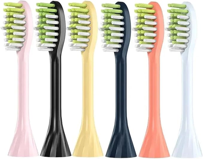 4Pack Replacement Toothbrush Heads Compatible with Ph One Soni Care Electric Head HY1100 HY1200 BH1022(8pcs White)